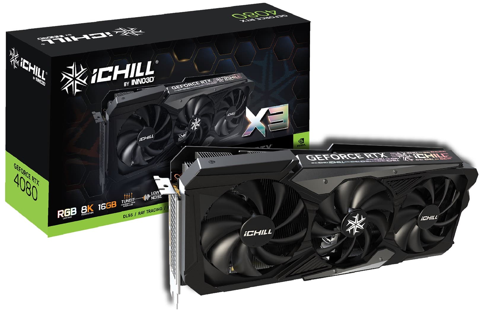 

Karta graficzna INNO3D GeForce RTX 4080 iCHILL X3 16GB GDDR6X DLSS 3