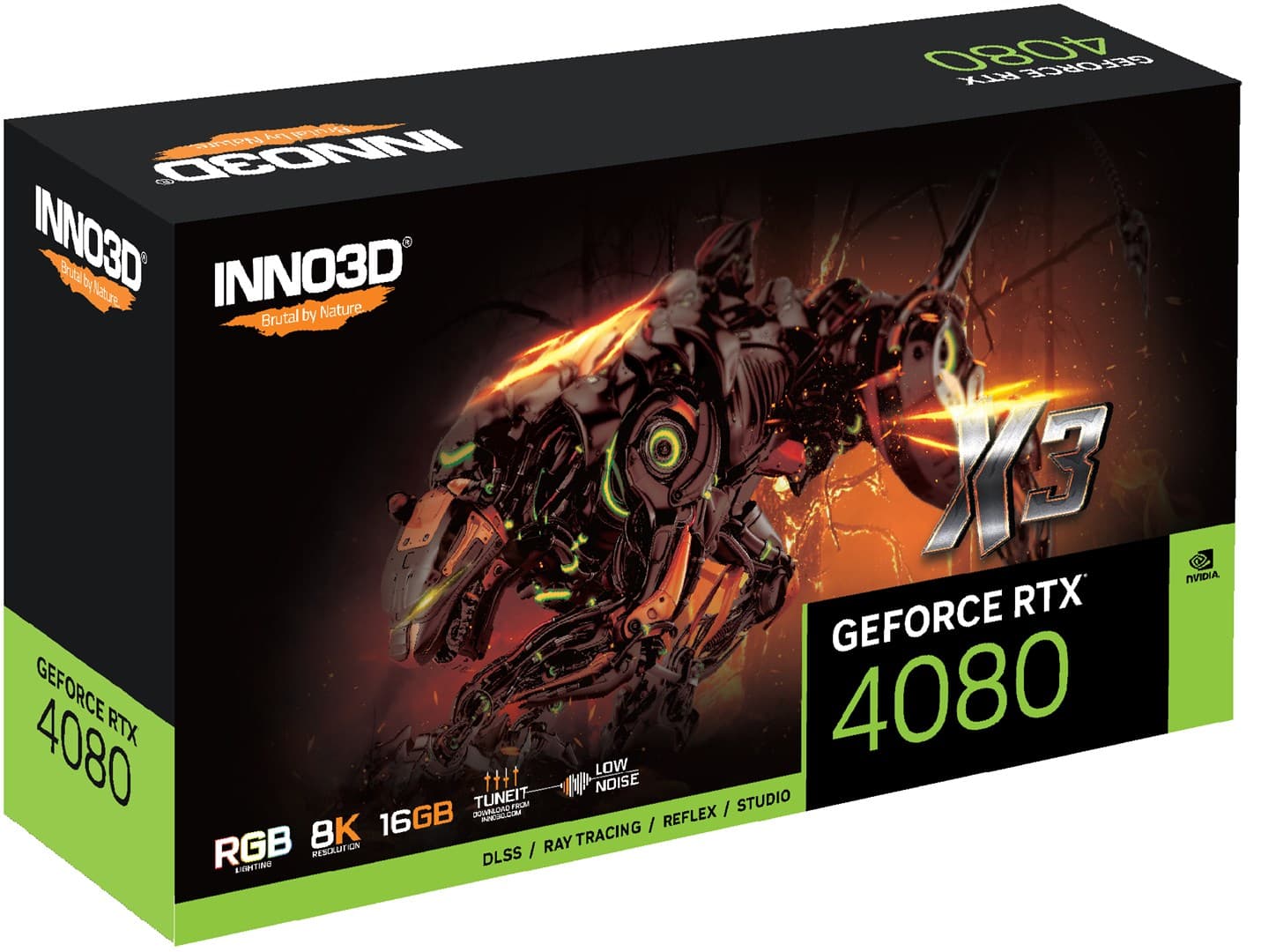 

Karta graficzna INNO3D GeForce RTX 4080 X3 16GB GDDR6X DLSS 3