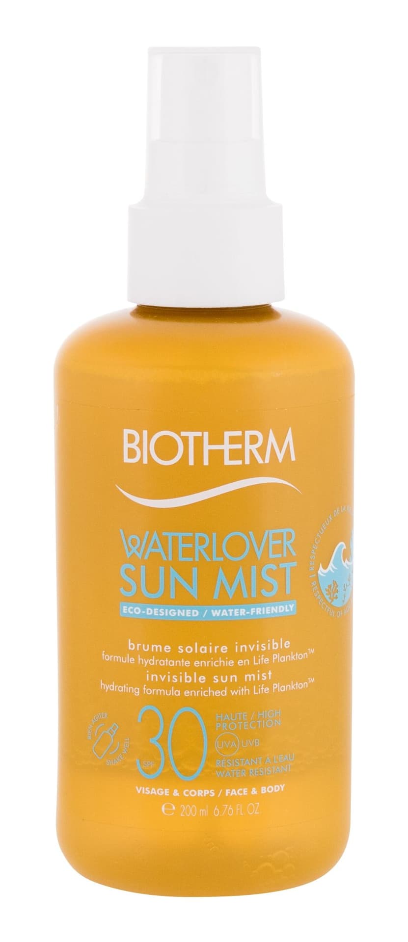 

Biotherm Sun Mist Waterlover SPF30 Preparat do opalania ciała 200ml (U) uszkodzony flakon, U) uszkodzony flako