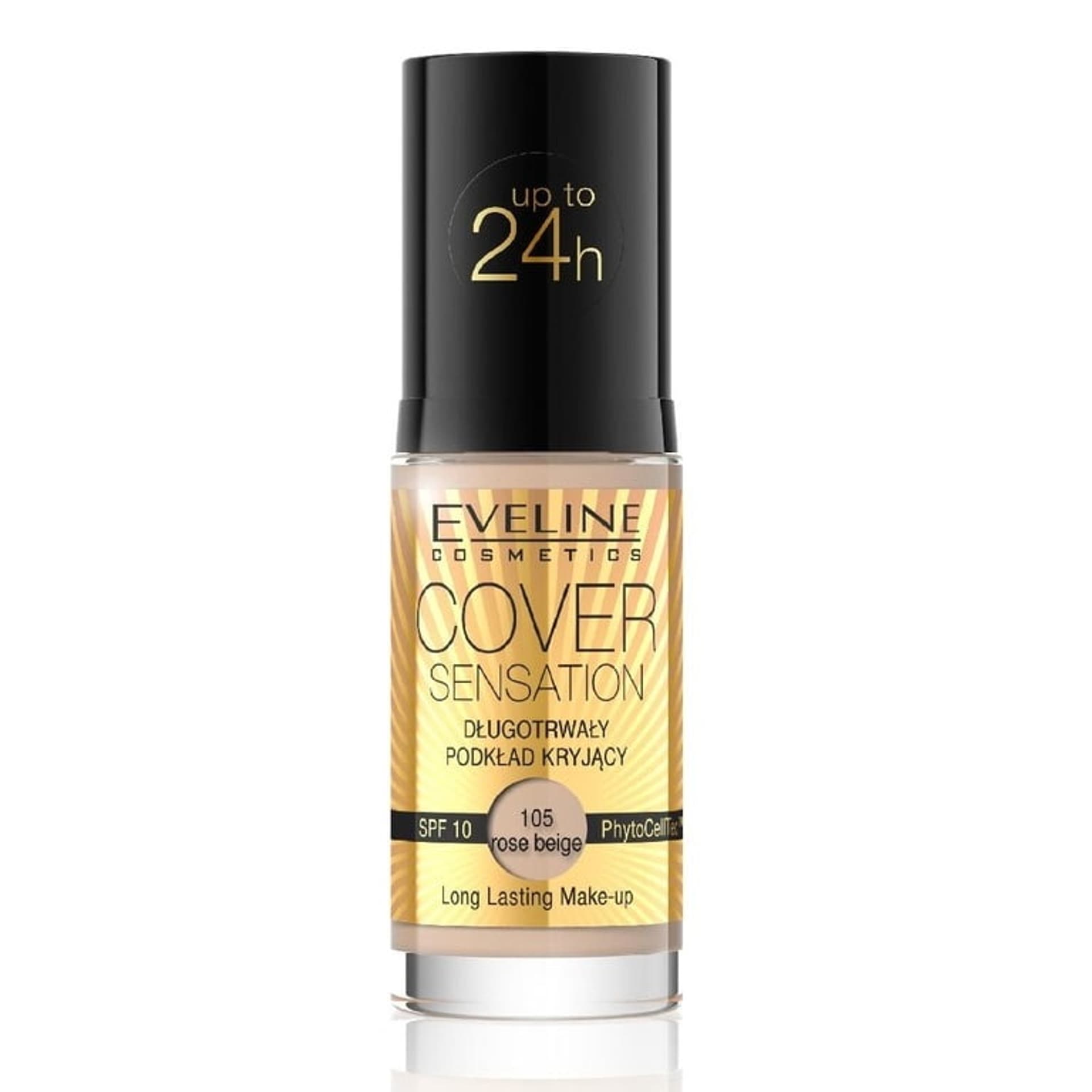 

Eveline Cosmetics Cover Sensation Foundation długotrwały podkład kryjący SPF10 105 Rose Beige 30ml