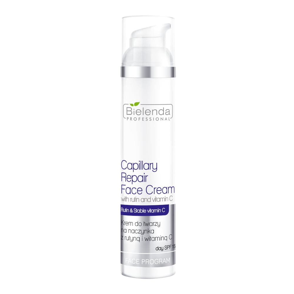 

Bielenda Professional Capillary Repair Face Cream krem do twarzy na naczynka z Rutyną i Witaminą C SPF15 100ml