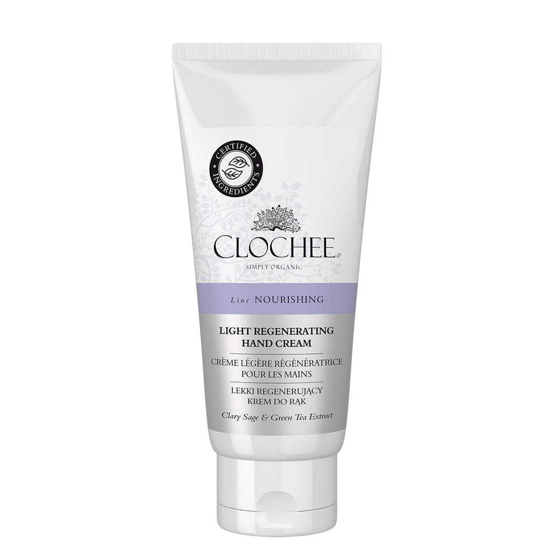 

Clochee Light Regenerating Hand Cream lekki regenerujący krem do rąk Clary Sage Green Tea Extract 100ml