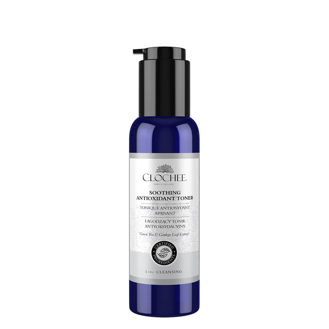

Clochee Soothing Antioxidant Toner łagodzący tonik antyoksydacyjny Green Tea Ginkgo Leaf Extract 100ml