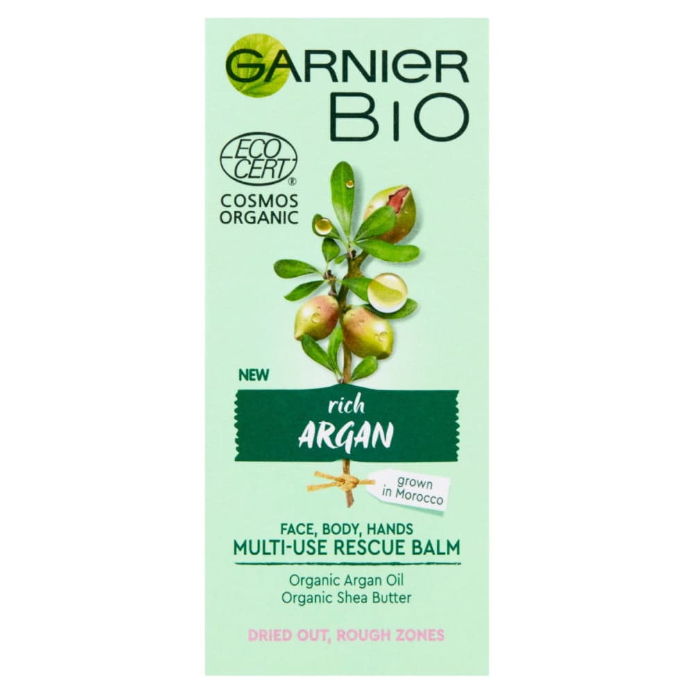 

Garnier Bio Rich Argan Face Body Hands Multi-Use Rescue Balm multifunkcyjny krem regenerujący do skóry twarzy ciała i dłoni 50ml