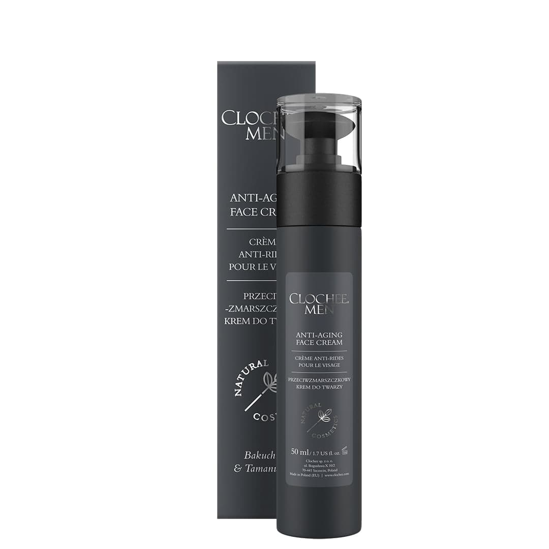 

Clochee Men Anti-Aging Face Cream przeciwzmarszczkowy krem do twarzy dla mężczyzn 50ml