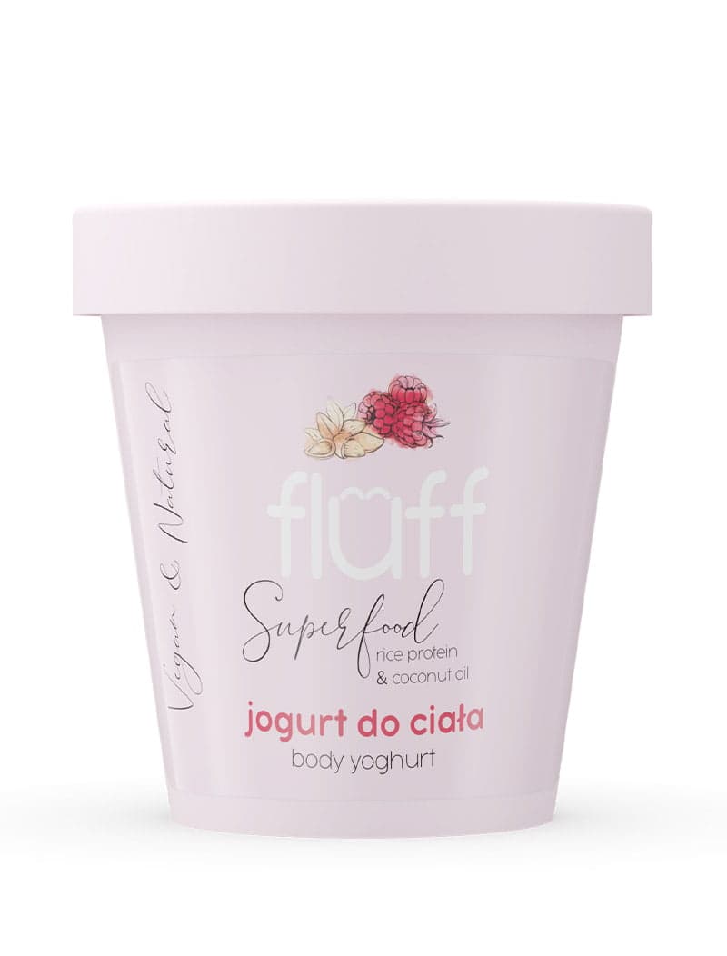 

Fluff Body Yoghurt jogurt do ciała Maliny z Migdałami 180ml