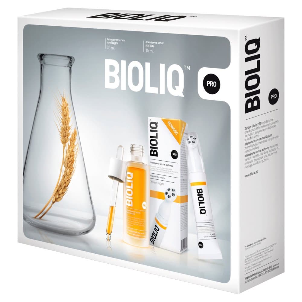 

BIOLIQ Pro zestaw intensywne serum pod oczy 15ml + intensywne serum nawilżające 30ml