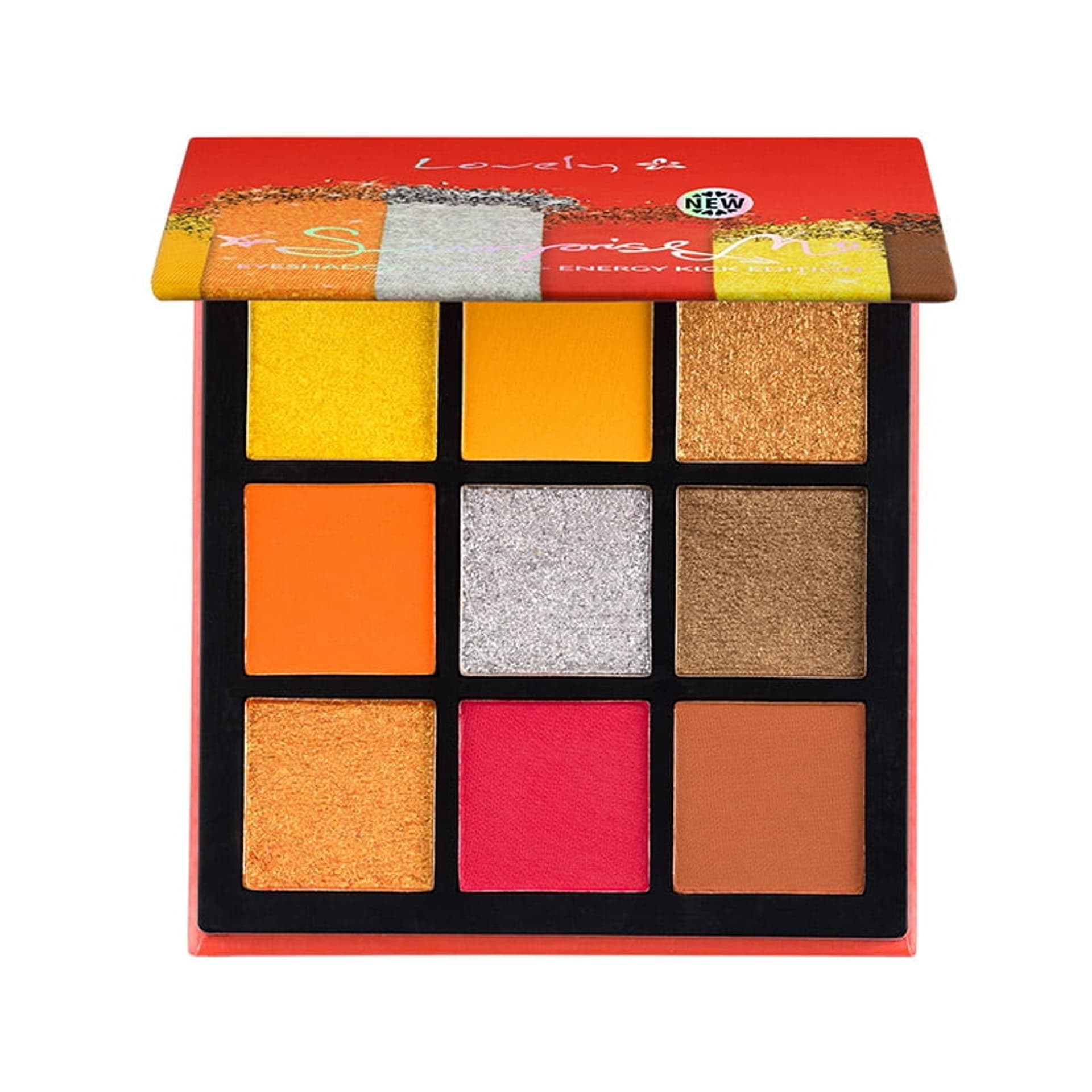 

Lovely Surprise Me Eyeshadow Pallete paleta cieni do powiek w 9 kolorach Energy Kick 6g