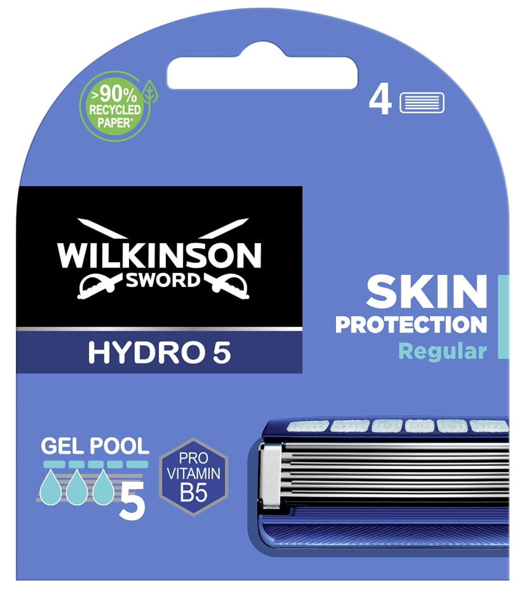 

Wilkinson Hydro 5 Skin Protection Regular zapasowe ostrza do maszynki do golenia dla mężczyzn 4szt