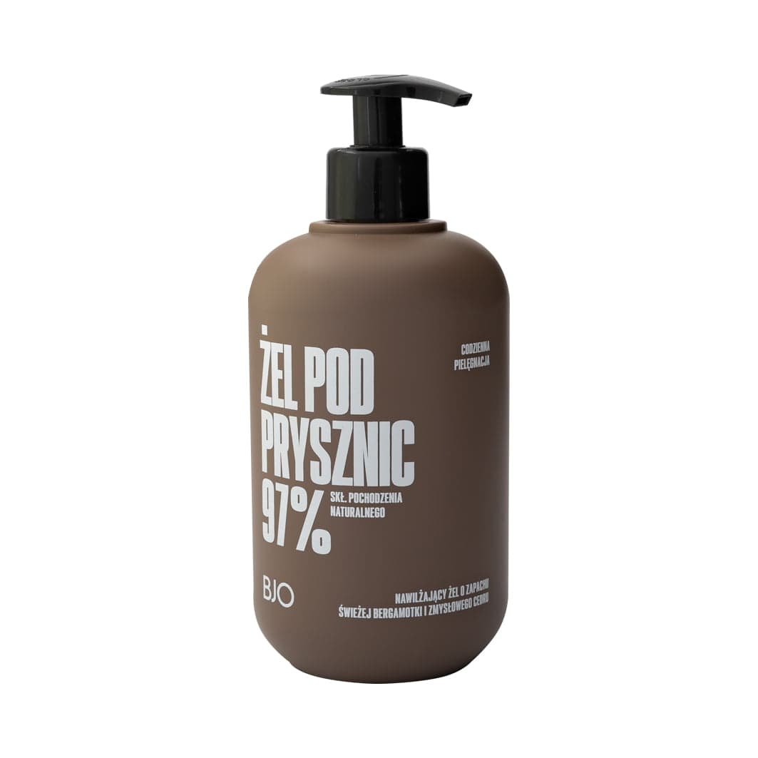 

BJO Nawilżający żel pod prysznic o zapachu świeżej bergamotki i zmysłowego cedru 500ml