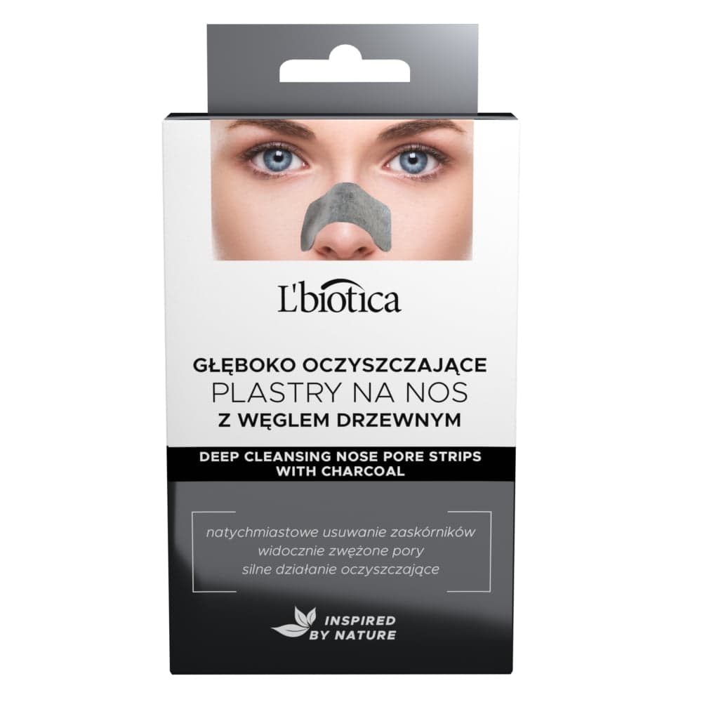 

LB L`biotica Plastry oczyszcz.n/nos Charcoal