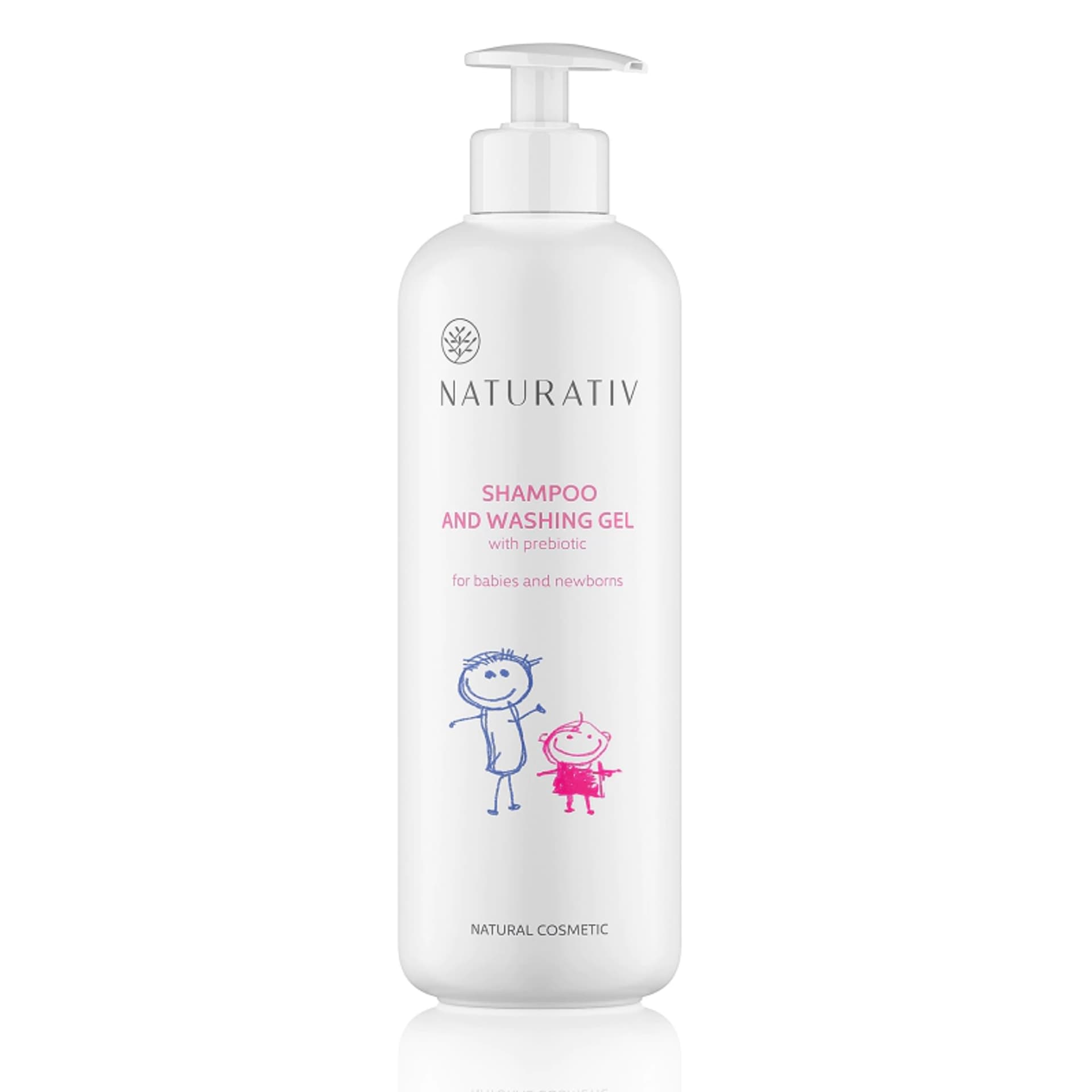 

Naturativ Shampoo and Washing Gel For Babies and Newborns szampon i płyn do kąpieli dla dzieci i niemowląt 500ml