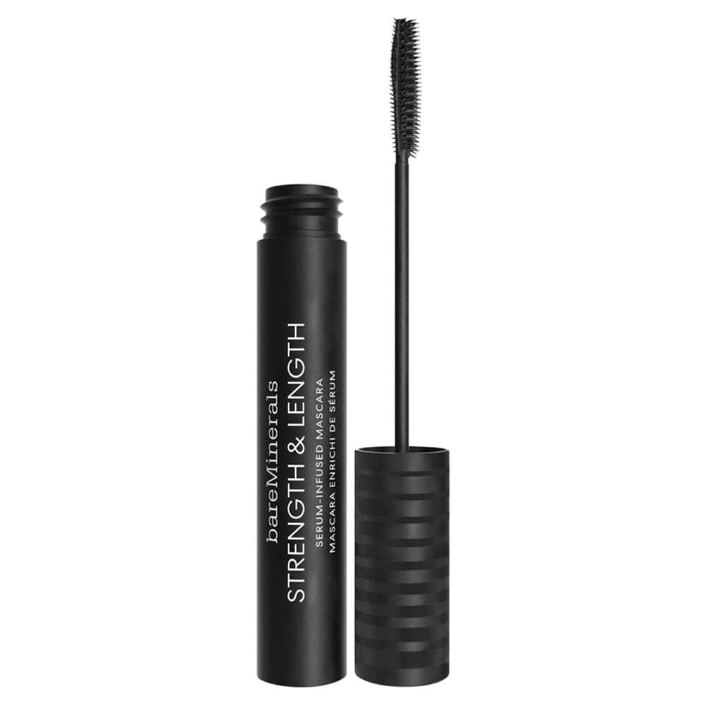 

bareMinerals Strength Length Serum-Infused Mascara wzmacniająco-wydłużający tusz do rzęs Extreme Black 8ml