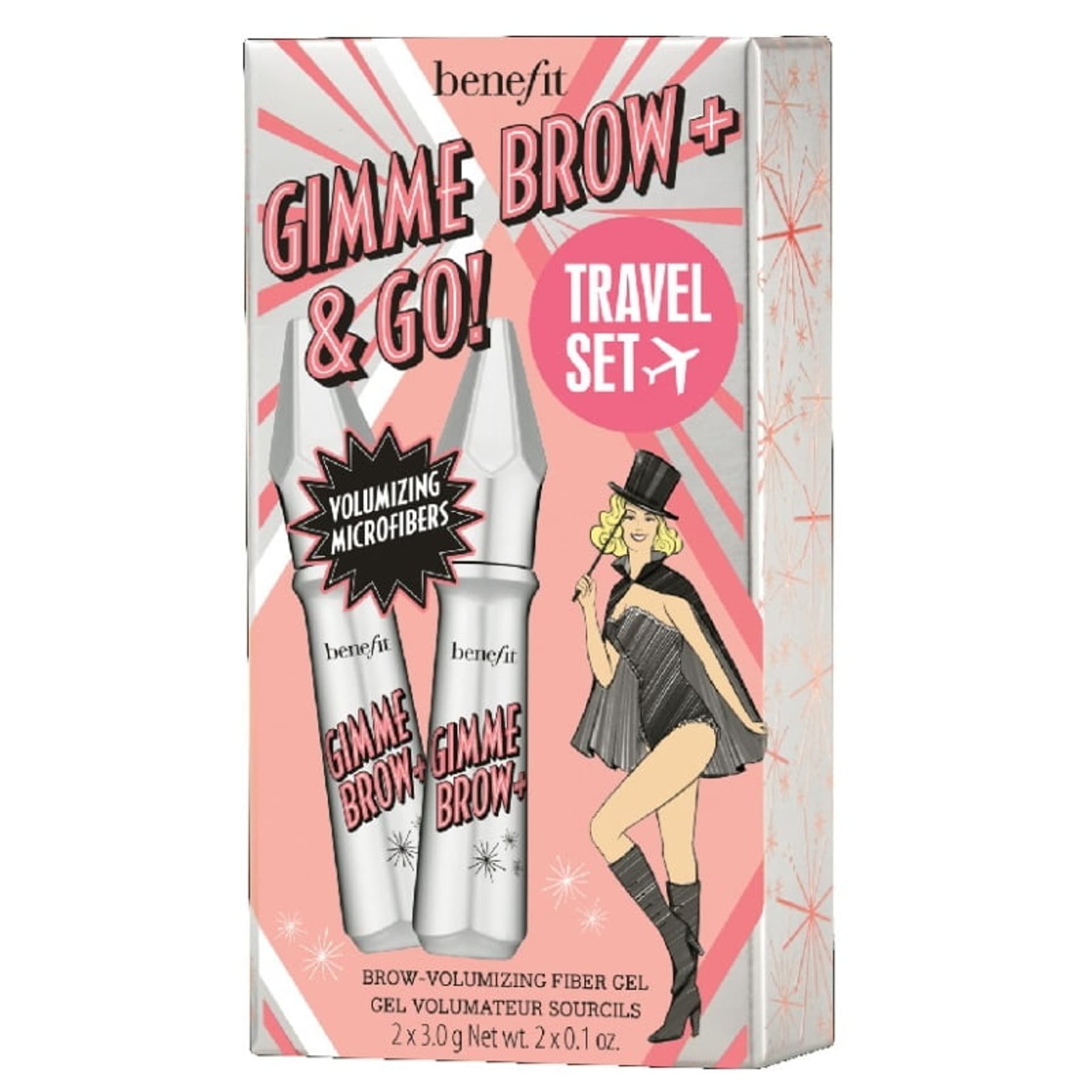 

Benefit Gimme Brow+ Gel Duo żel dodający brwiom objętości 3 Neutral Light Brown 2x3g