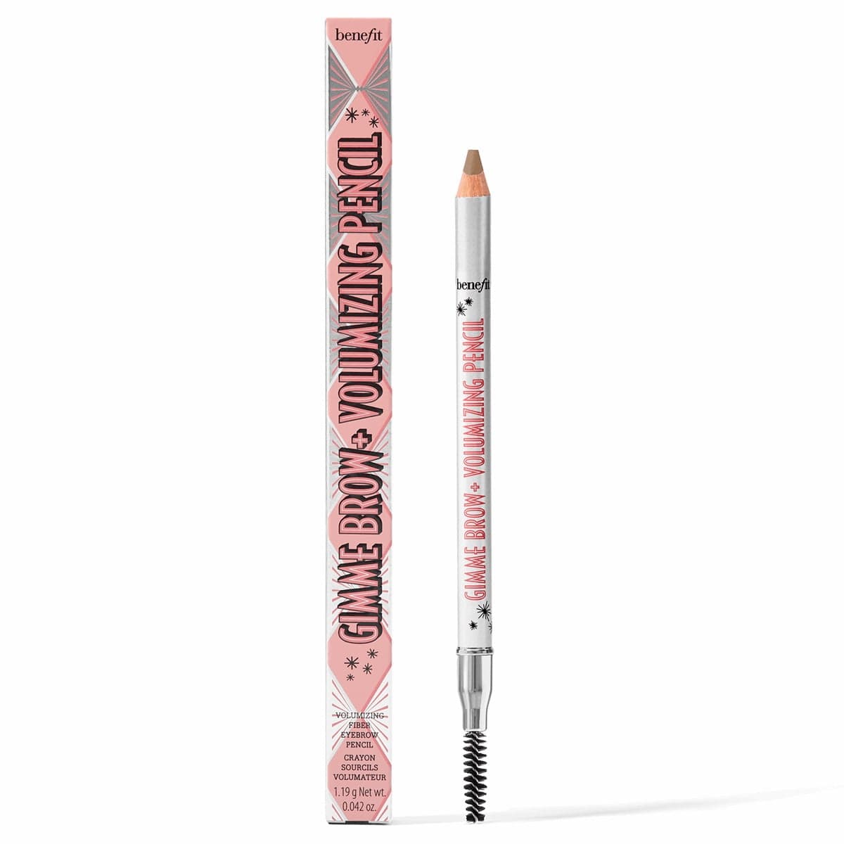

Benefit Gimme Brow+ Volumizing Pencil kredka do brwi dodająca objętości 03 Warm Light Brown 1.19g
