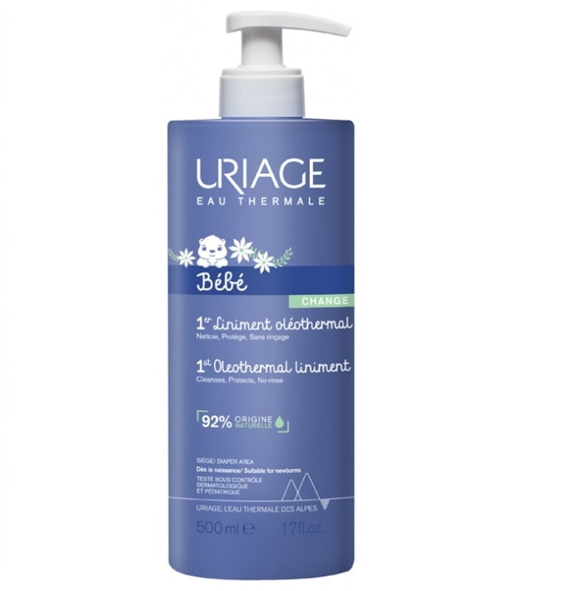 

Uriage Bebe 1st Oleothermal Liniment oletermiczny krem ​do pielęgnacji okolic pieluszkowych 500ml
