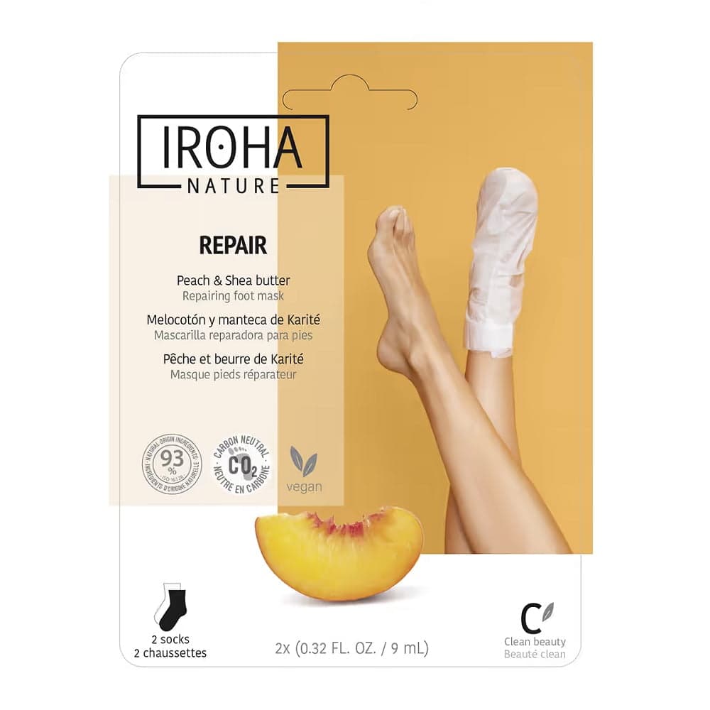 

Iroha nature Repair Foot Mask regenerująca maseczka do stóp w formie skarpetPeach Shea Butter 2x9ml