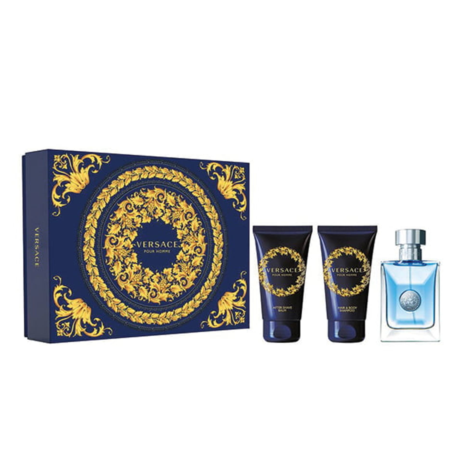 

Versace Pour Homme zestaw EDT 50ml + balsam po goleniu 50ml + żel pod prysznic 50ml (M)