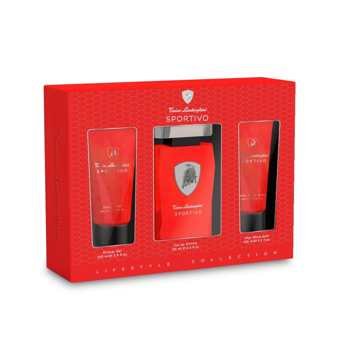 

Tonino Lamborghini Sportivo zestaw EDT 125ml + balsam po goleniu 100ml + żel pod prysznic 100ml (M)