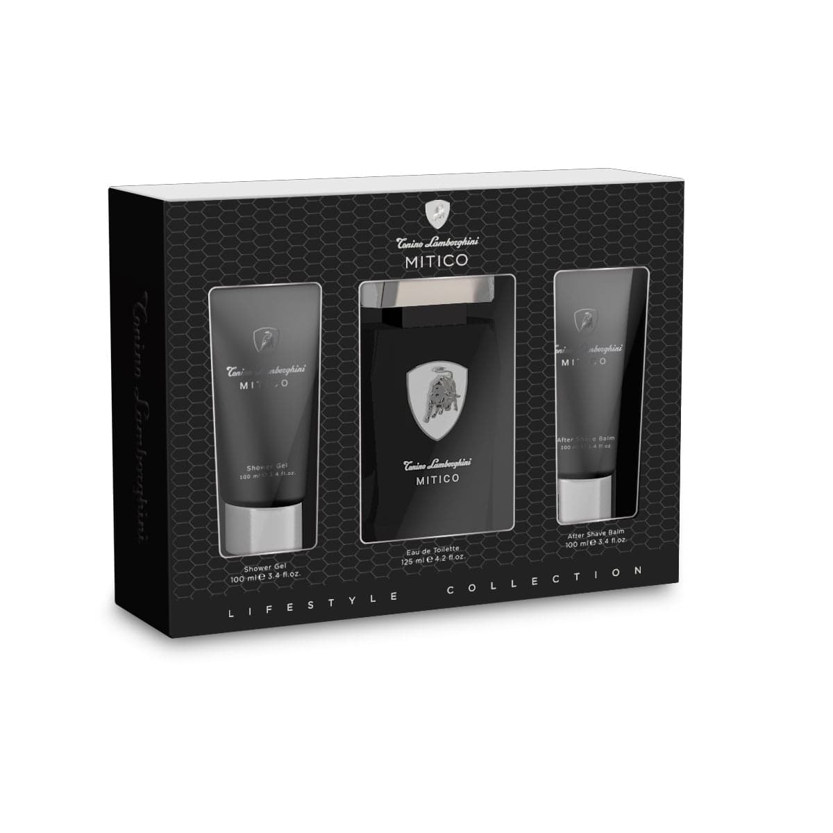 

Tonino Lamborghini Mitico zestaw EDT 125ml + balsam po goleniu 100ml + żel pod prysznic 100ml (M)