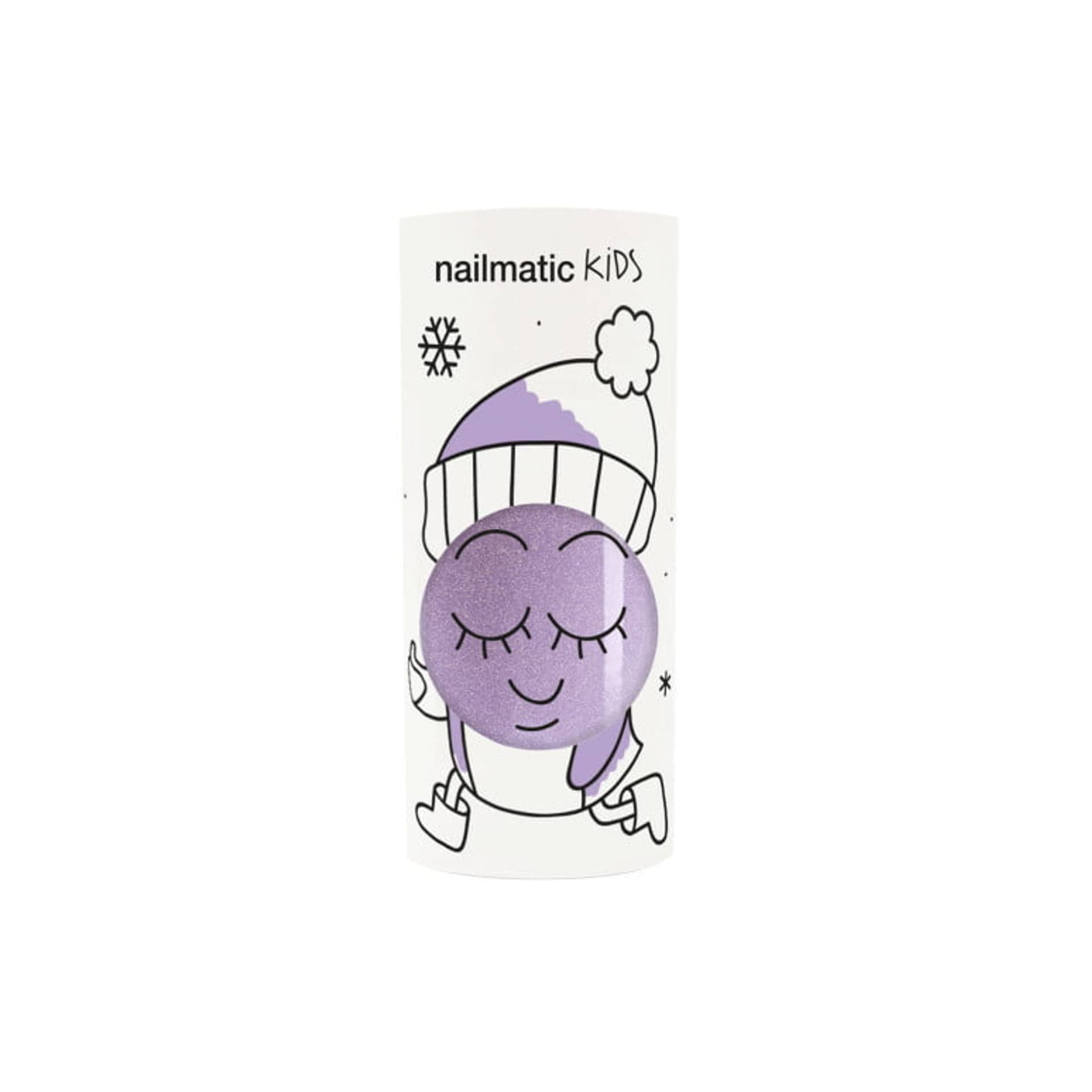 

Nailmatic Kids Nail Polish Piglou lakier do paznokci dla dzieci z brokatem Liliowy 8ml