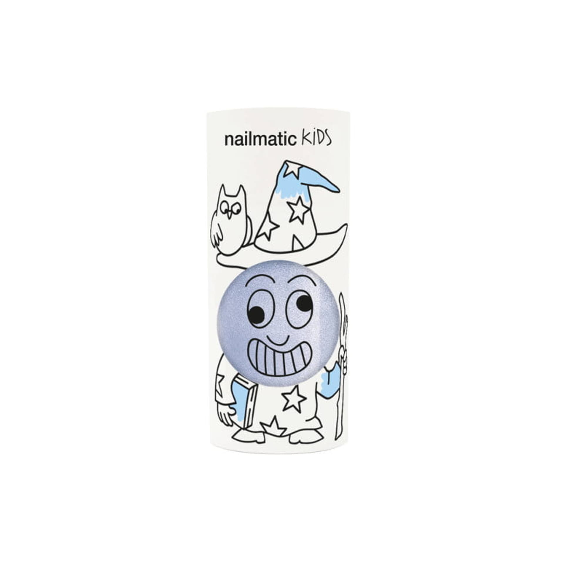 

Nailmatic Kids Nail Polish Merlin lakier do paznokci dla dzieci Perłowo-Błękitny 8ml