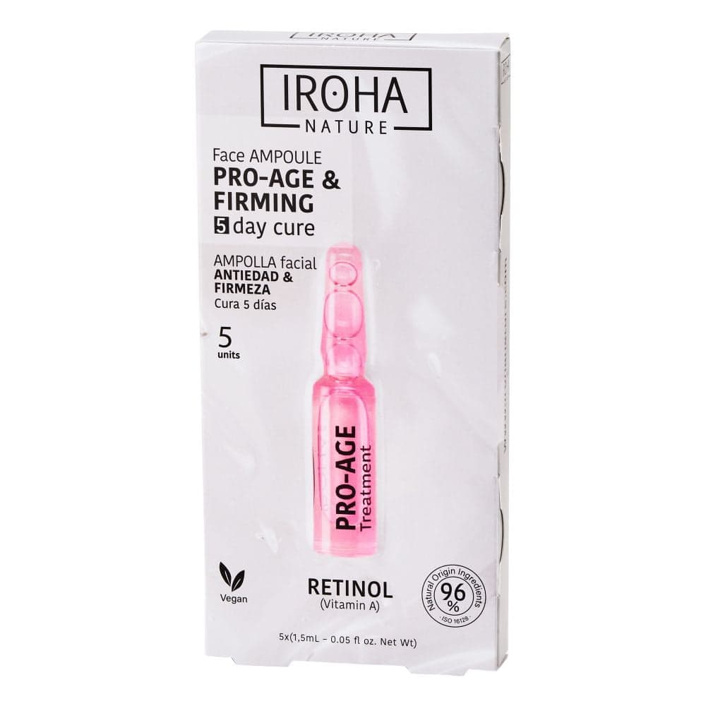 

Iroha nature Retinol Pro-Age Face Ampoule przeciwstarzeniowo-ujędrniające ampułki do twarzy z retinolem 5x1.5ml