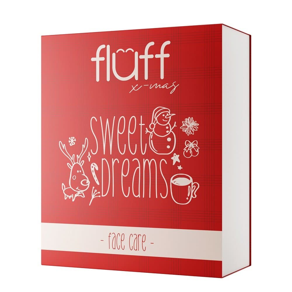 

Fluff Sweet Dreams Face Care zestaw maseczka do twarzy 30ml + krem do twarzy 30ml + żel do mycia twarzy 100ml