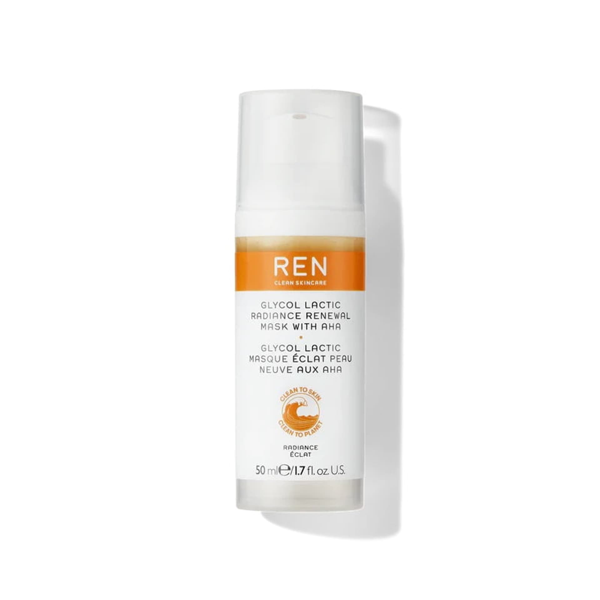

REN Glyco Lactic Radiance Renewal Mask żelowa maska złuszczająca do twarzy 50ml
