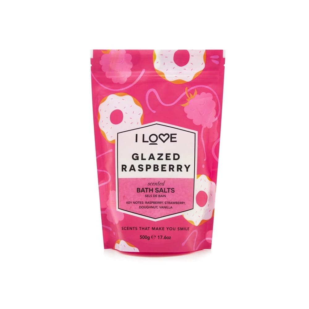 

I Love Scented Bath Salts kojąco-relaksująca sól do kąpieli Glazed Raspberry 500g