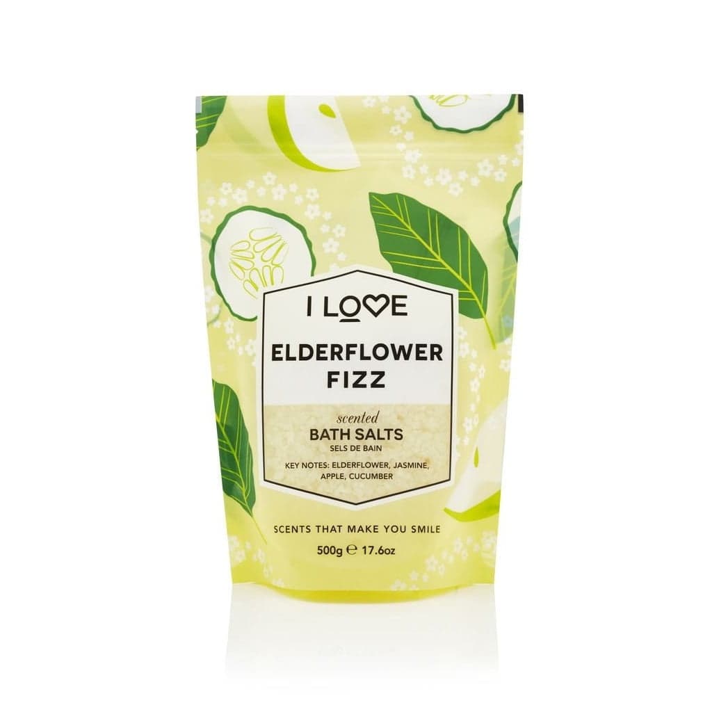 

I Love Scented Bath Salts kojąco-relaksująca sól do kąpieli Elderflower Fizz 500g