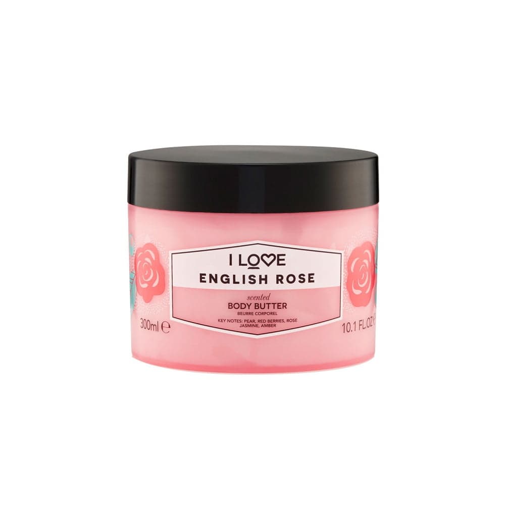 

I Love Scented Body Butter nawilżające masło do ciała English Rose 300ml