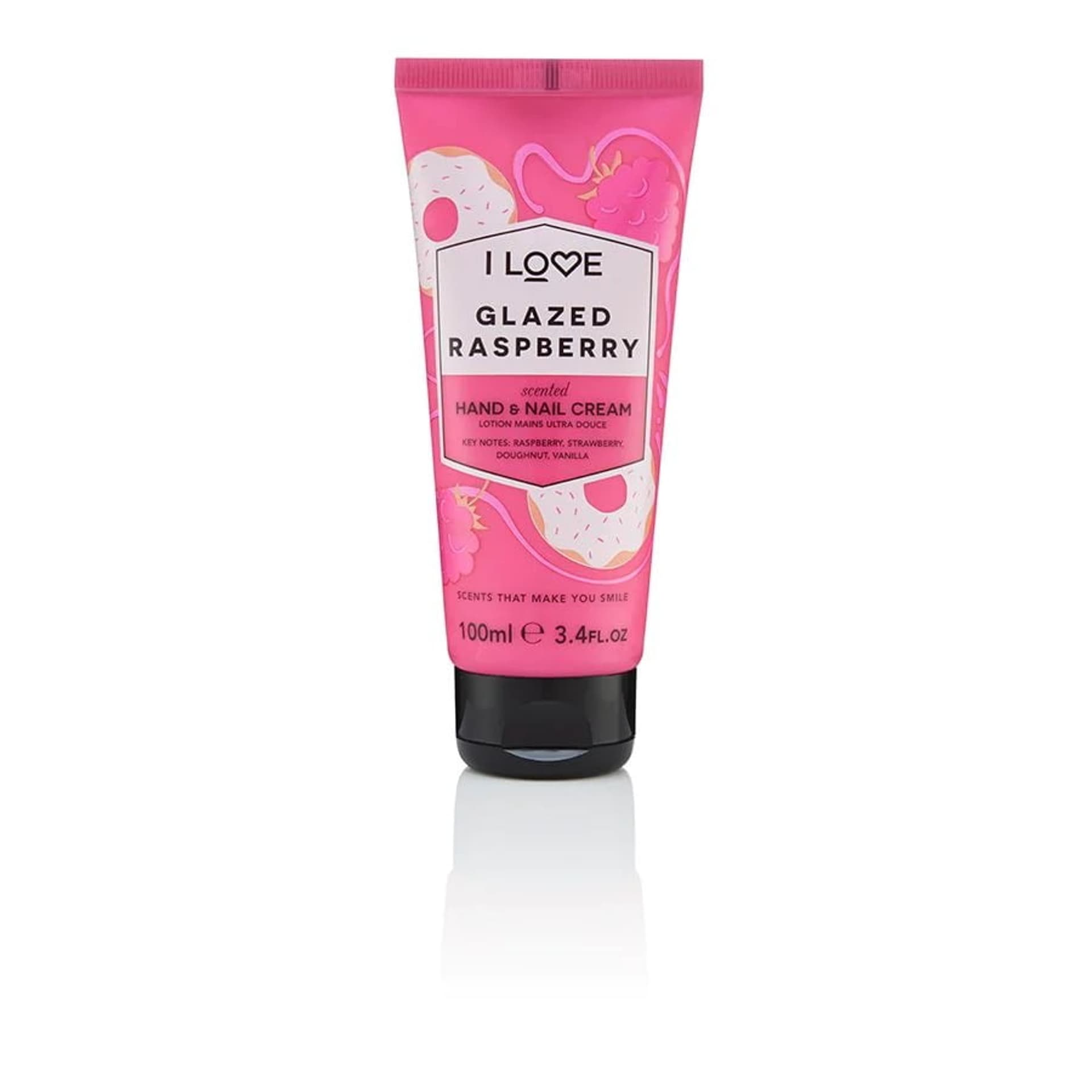 

I Love Scented Hand Nail Cream nawilżający krem do dłoni i paznokci Glazed Raspberry 100ml
