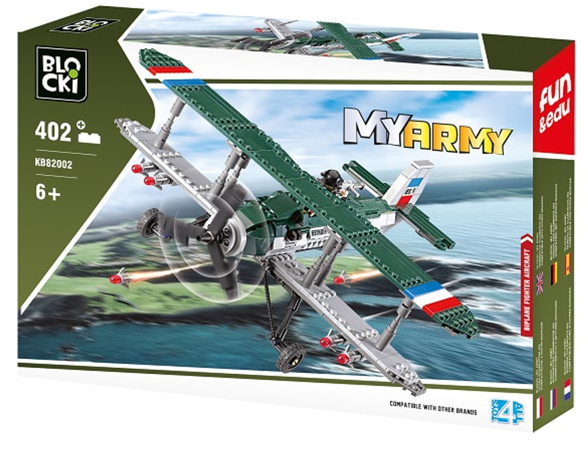 

Klocki Blocki MyArmy Samolot 402 el.