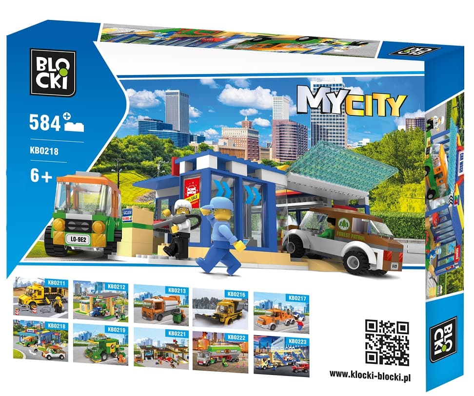 

Klocki Blocki MyCity Myjnia 584 el.