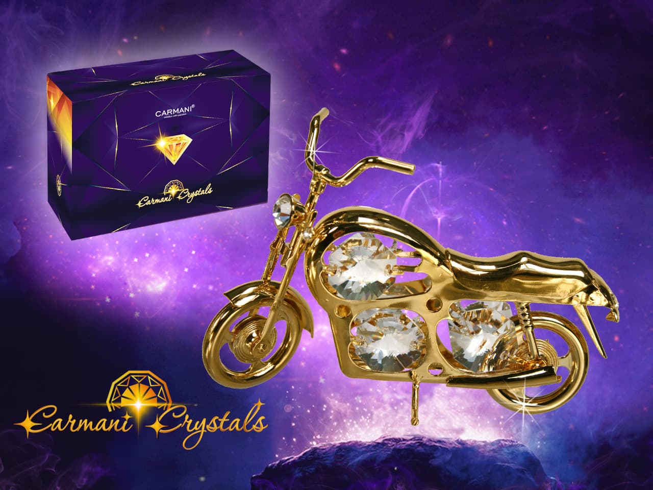 

Motocykl - products with Carmani Crystals