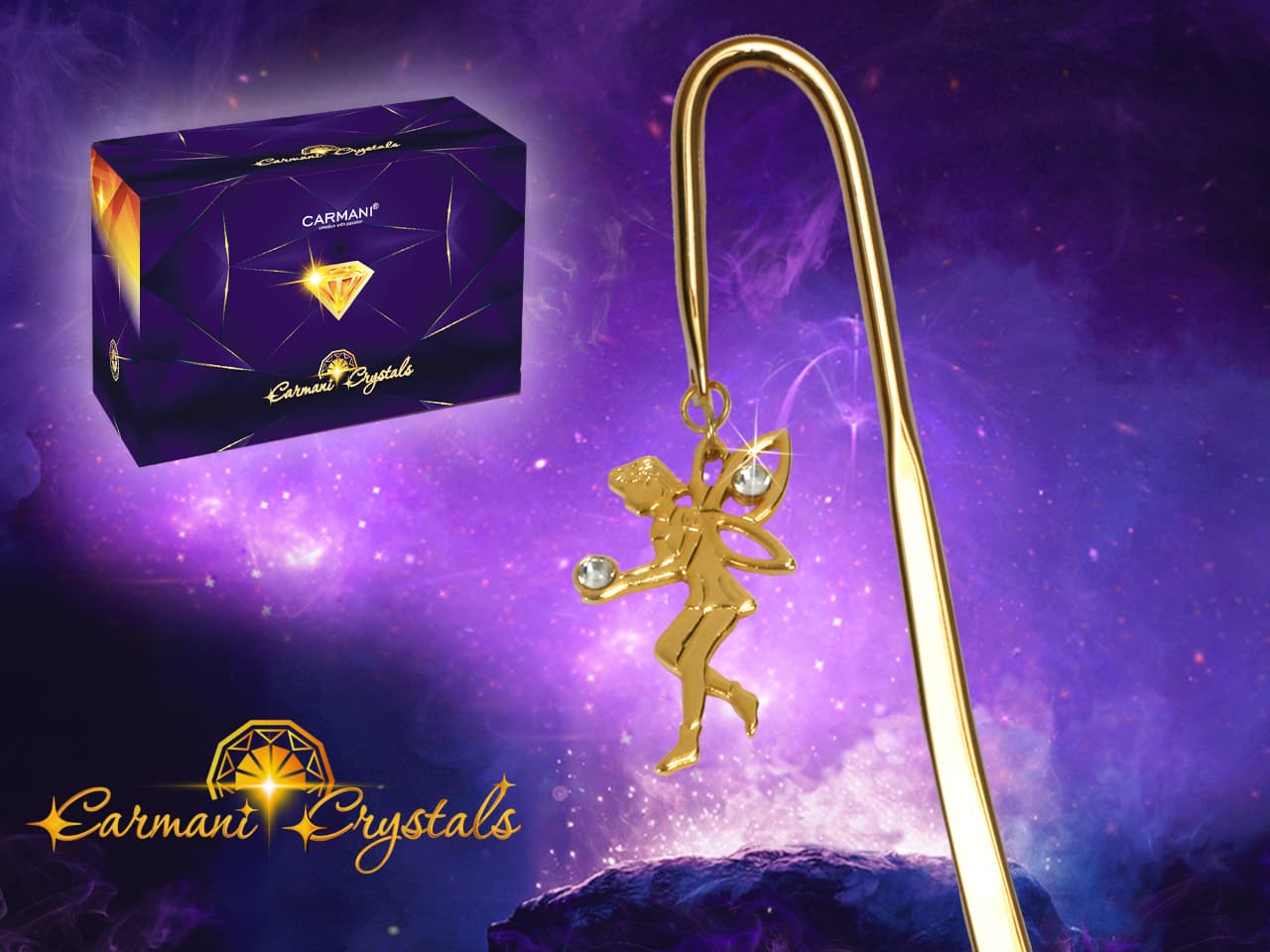 

Zakładka do książki elf- products with Carmani Crystals