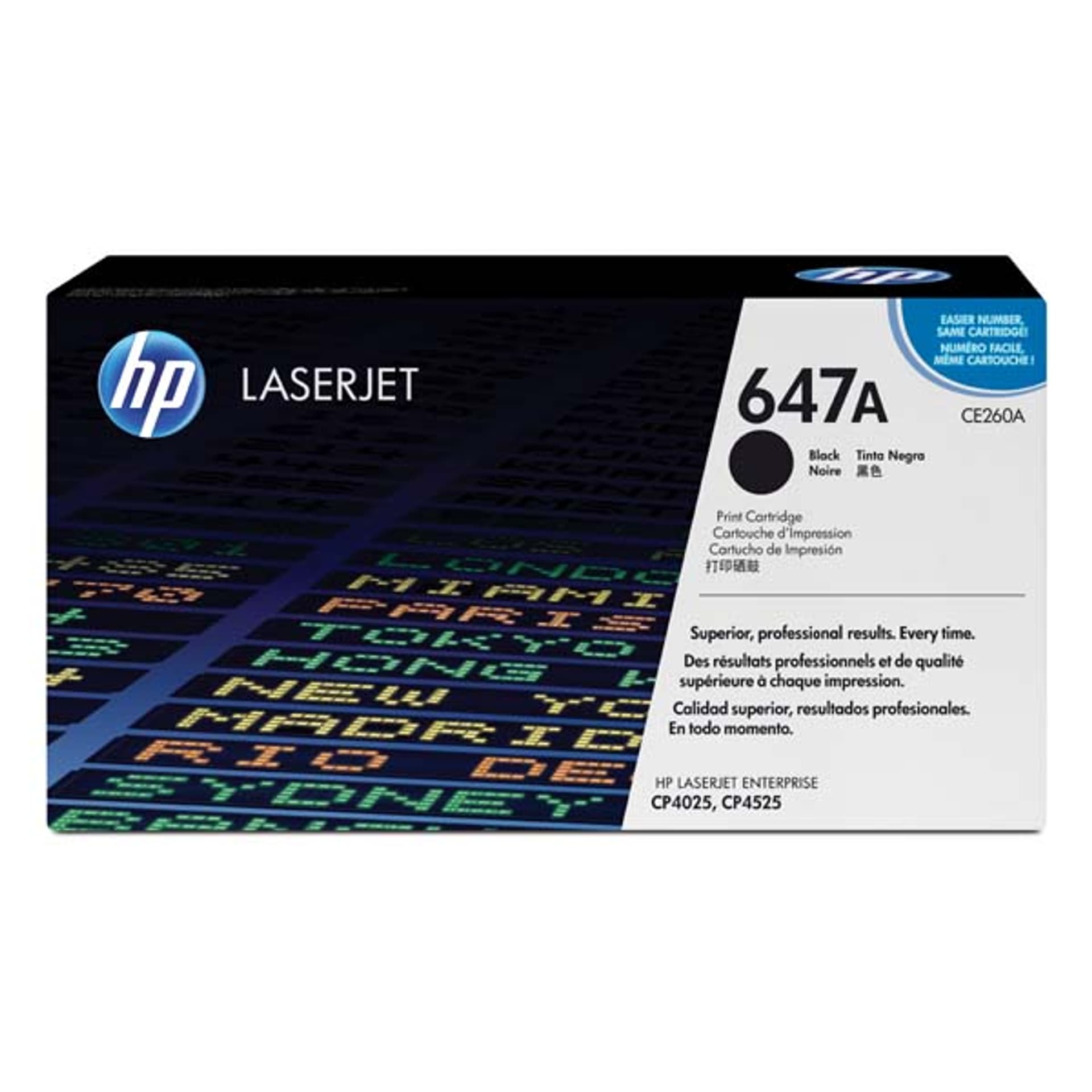 

HP oryginalny toner CE260A, HP 647A, black, 8500s, HP Color LaserJet CP4025, CP4525, O