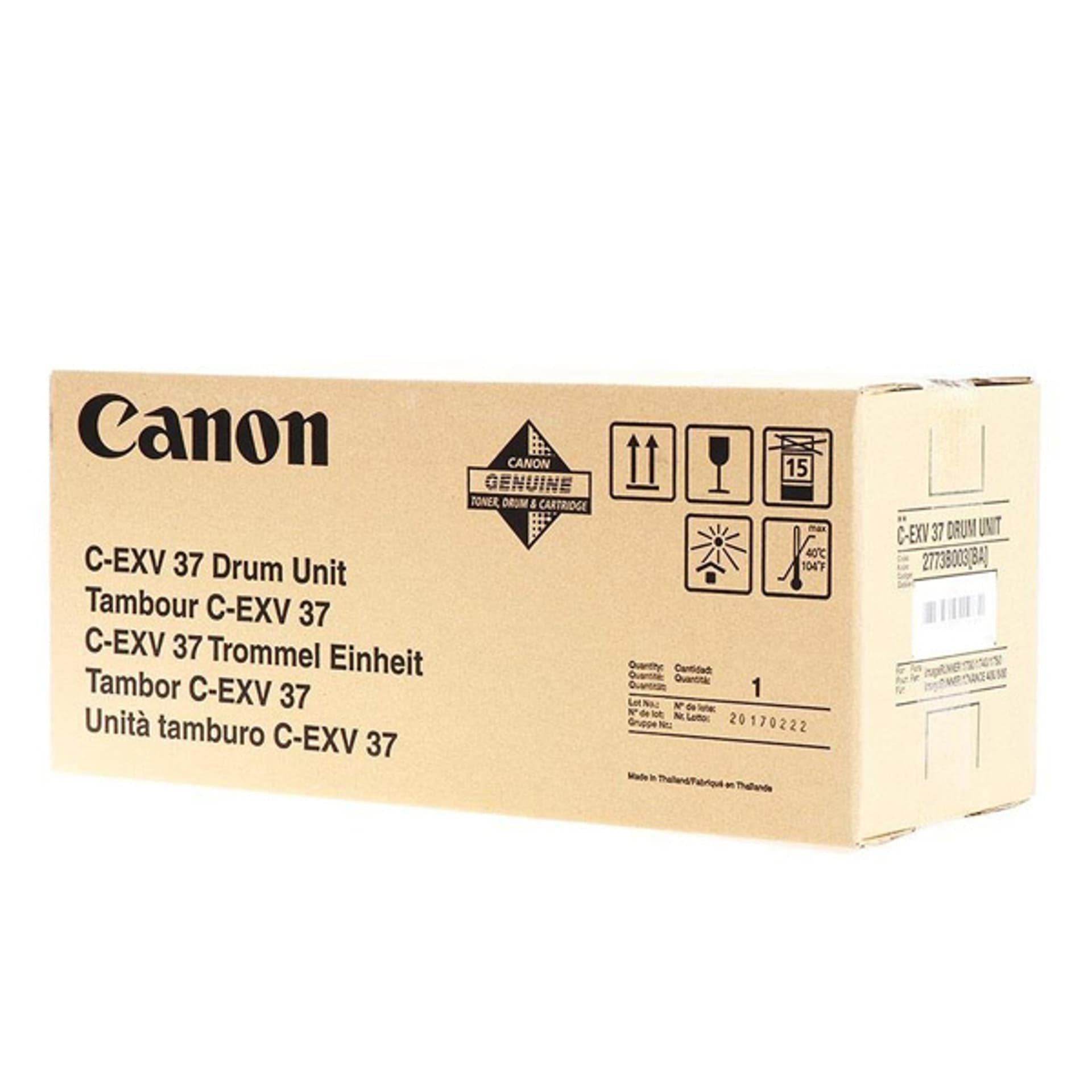 

Canon oryginalny bęben C-EXV37 BK, black, 2773B003, 112000s, Canon iR-1730i, 1740i, 1750i