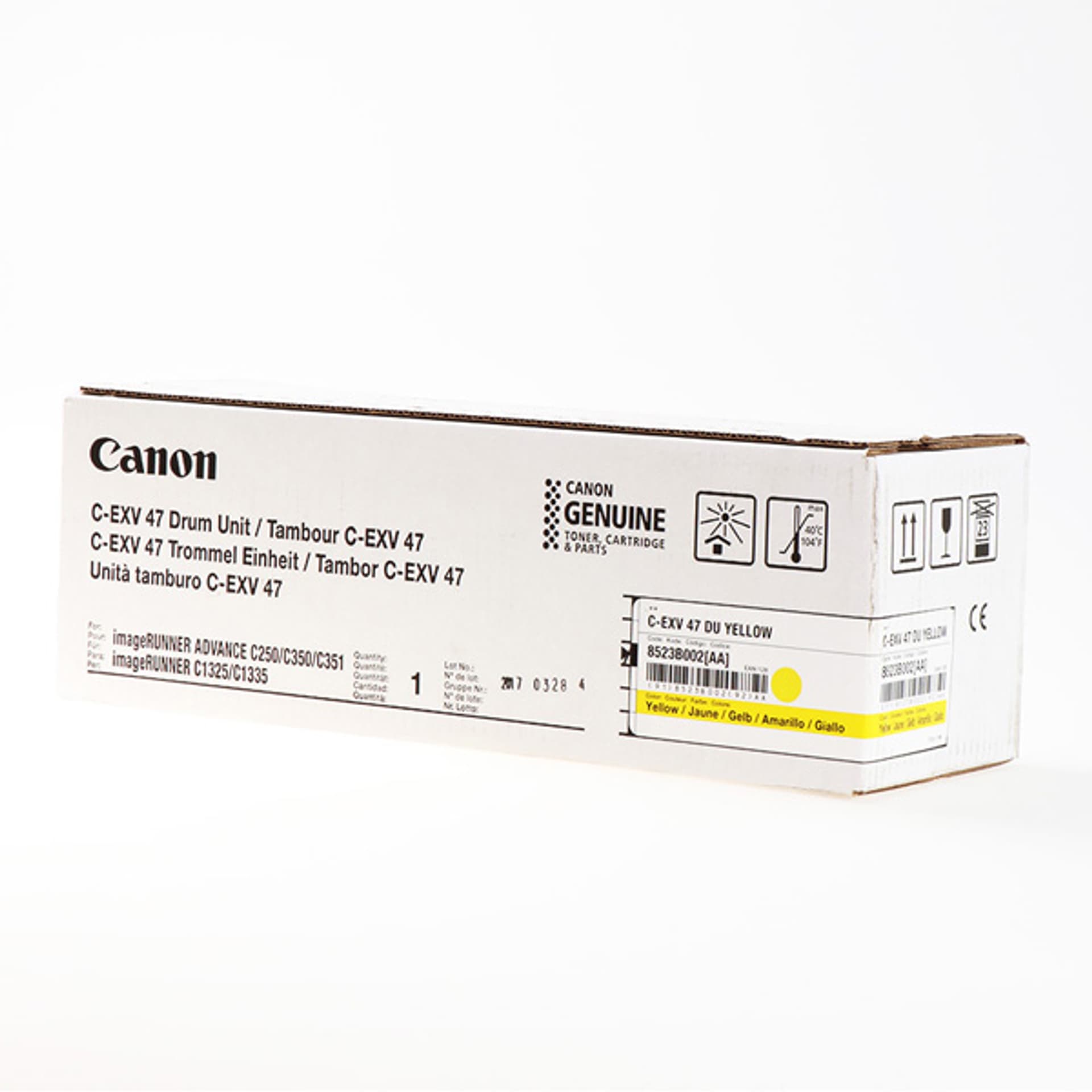

Canon oryginalny bęben C-EXV47 Y, yellow, 8523B002, 33000s, Canon IRA C250,255,350,351,355,IR-C250,255,350,351,355