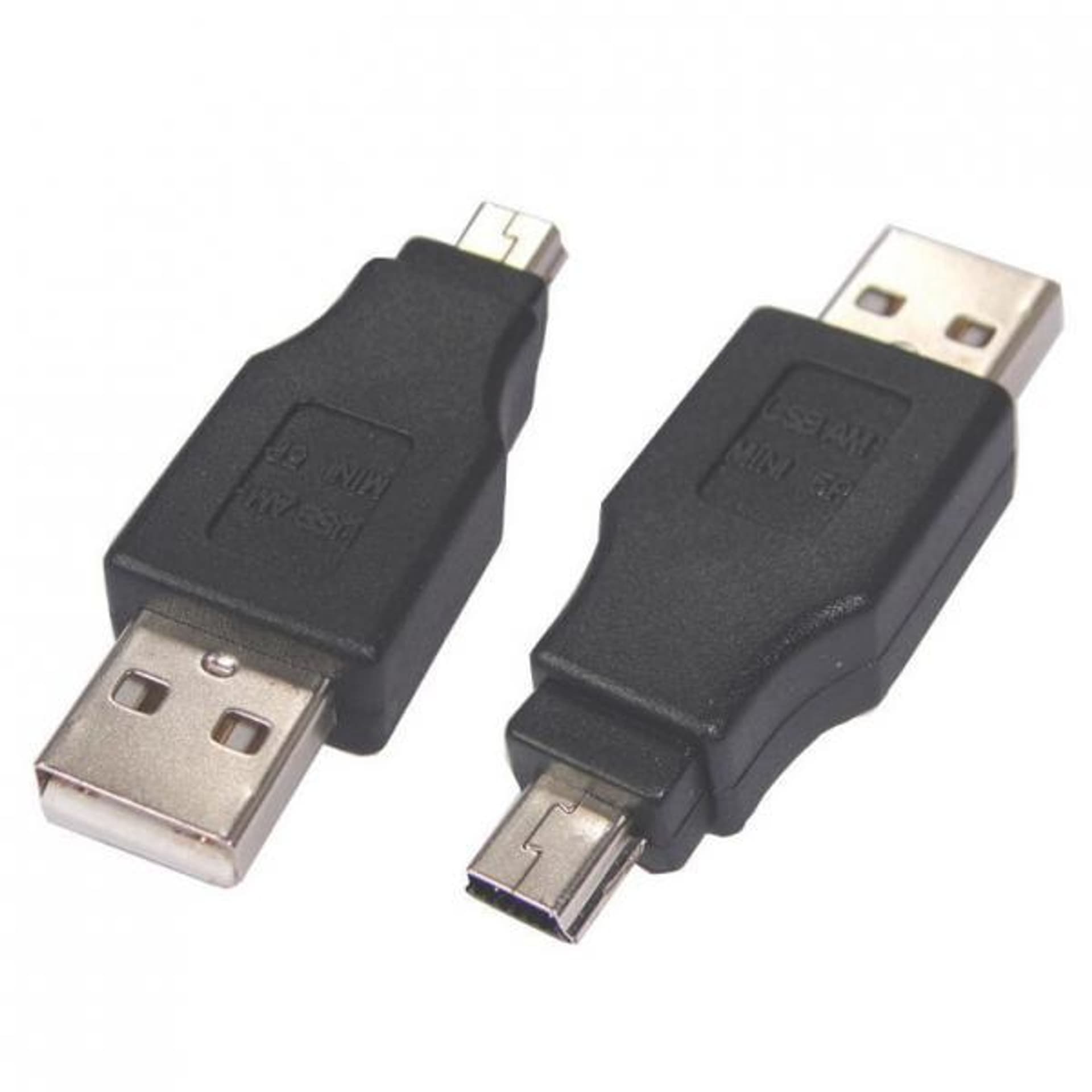

USB redukcja, (2.0), USB A M - czarna, Logo, 2.0)/usb a m - czarna/log