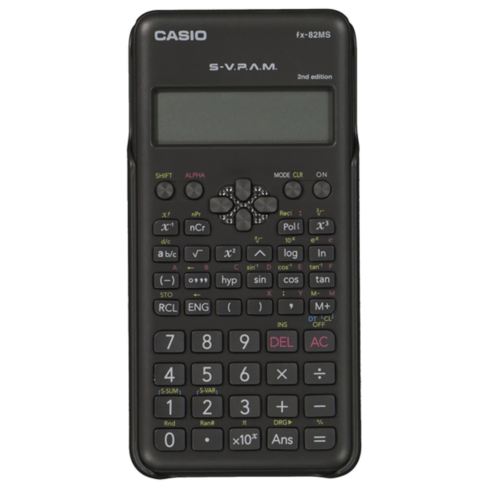

Casio kalkulator FX 82 MS 2E, czarna, szkolny, 2 rzędowy wyświetlacz
