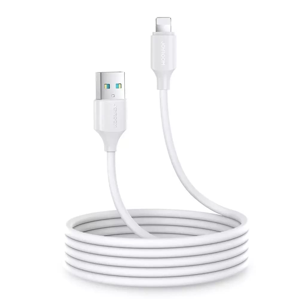 

Joyroom kabel do ładowania / transmisji danych USB - Lightning 2.4A 2m biały (S-UL012A9)