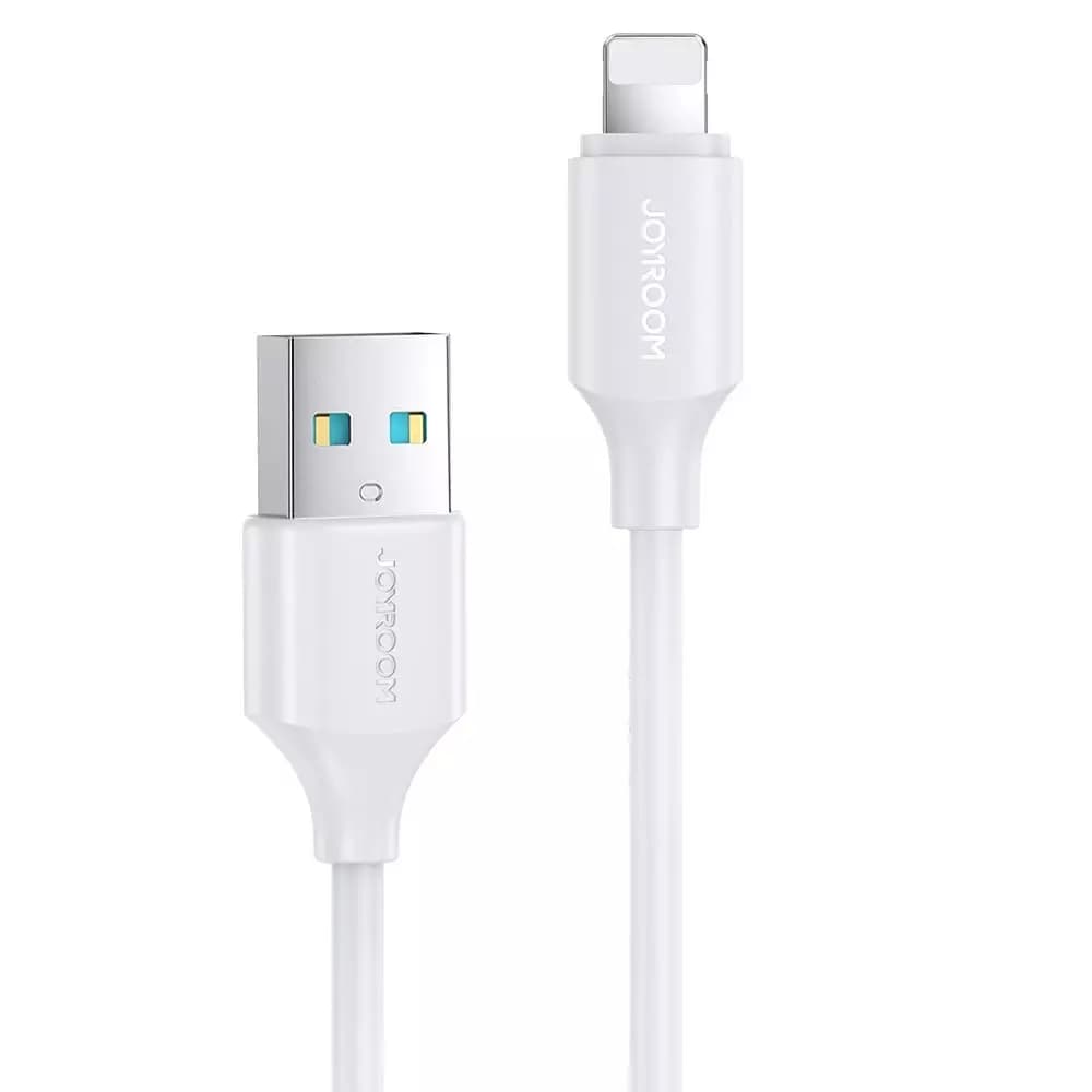 

Joyroom kabel do ładowania / transmisji danych USB - Lightning 2.4A 0,25m biały (S-UL012A9)
