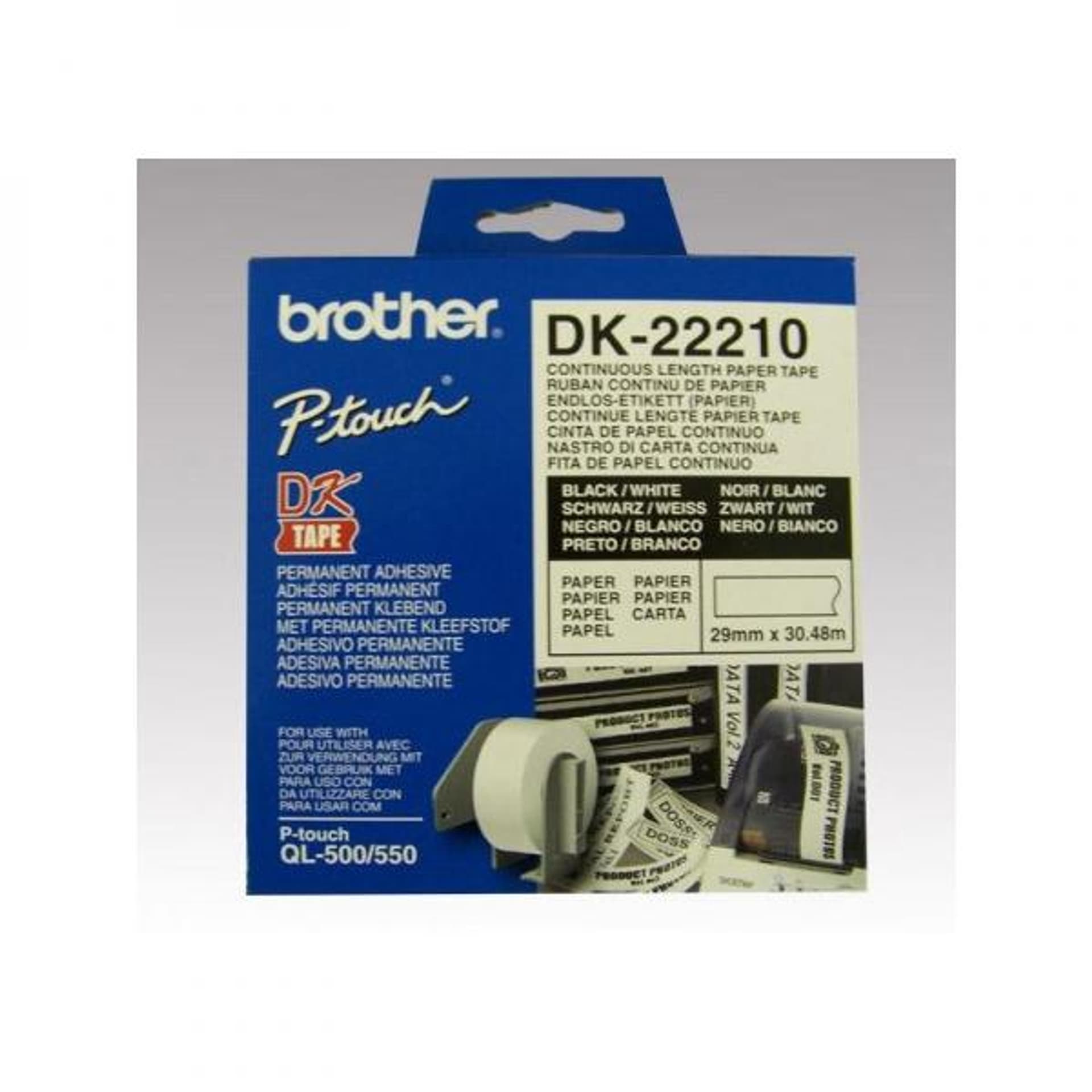 

Taśma BROTHER Papierowa DK-22210