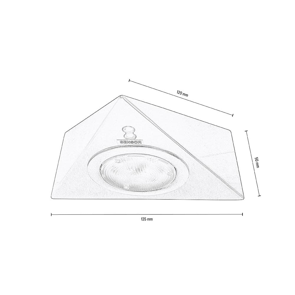 

Trigon Zestaw Opraw Podszafkowych 2xLED 24V Satyna