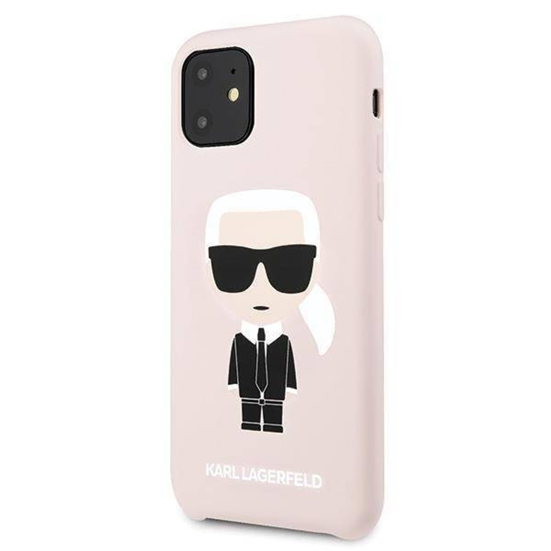 

Oryginalne Etui IPHONE 11 Karl Lagerfeld Hardcase Silicone Iconic (KLHCN61SLFKPI) jasny róż, Klhcn61slfkpi) jasny ró