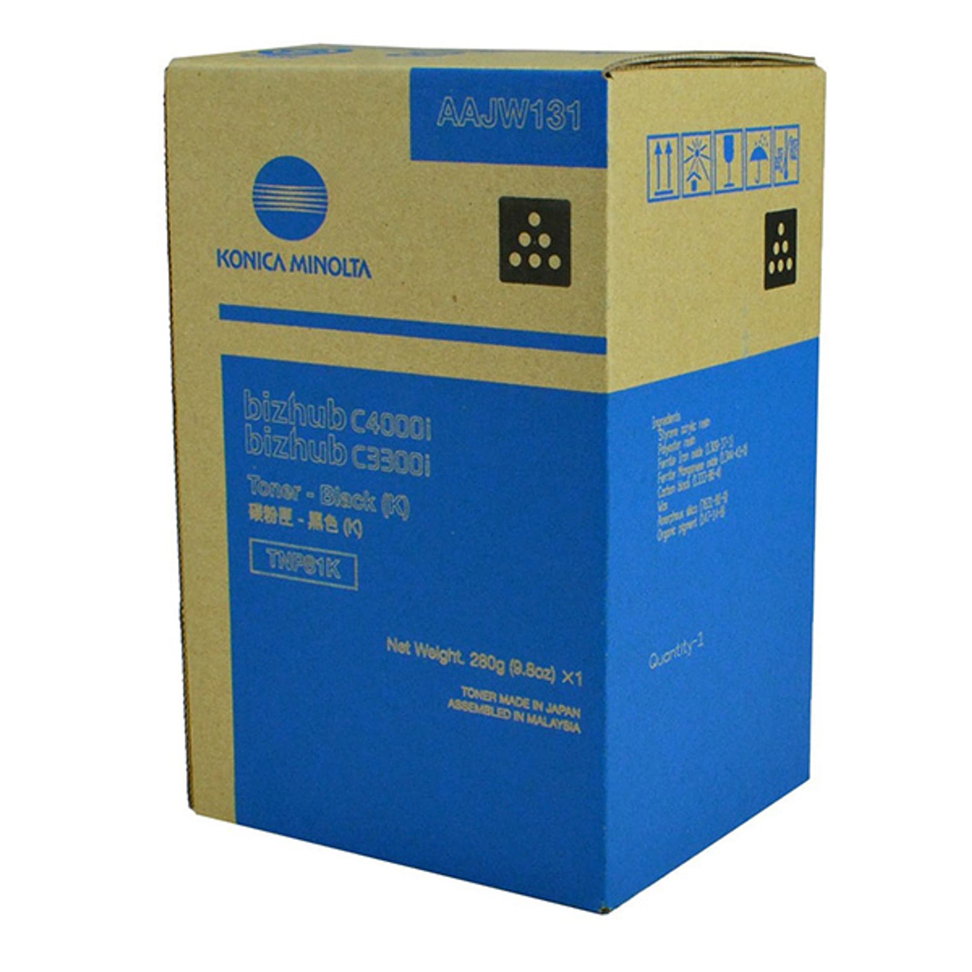 

Konica Minolta oryginalny toner AAJW151, TNP-81K, black, 13000s, Konica Minolta Bizhub C3300i, C4000i, O
