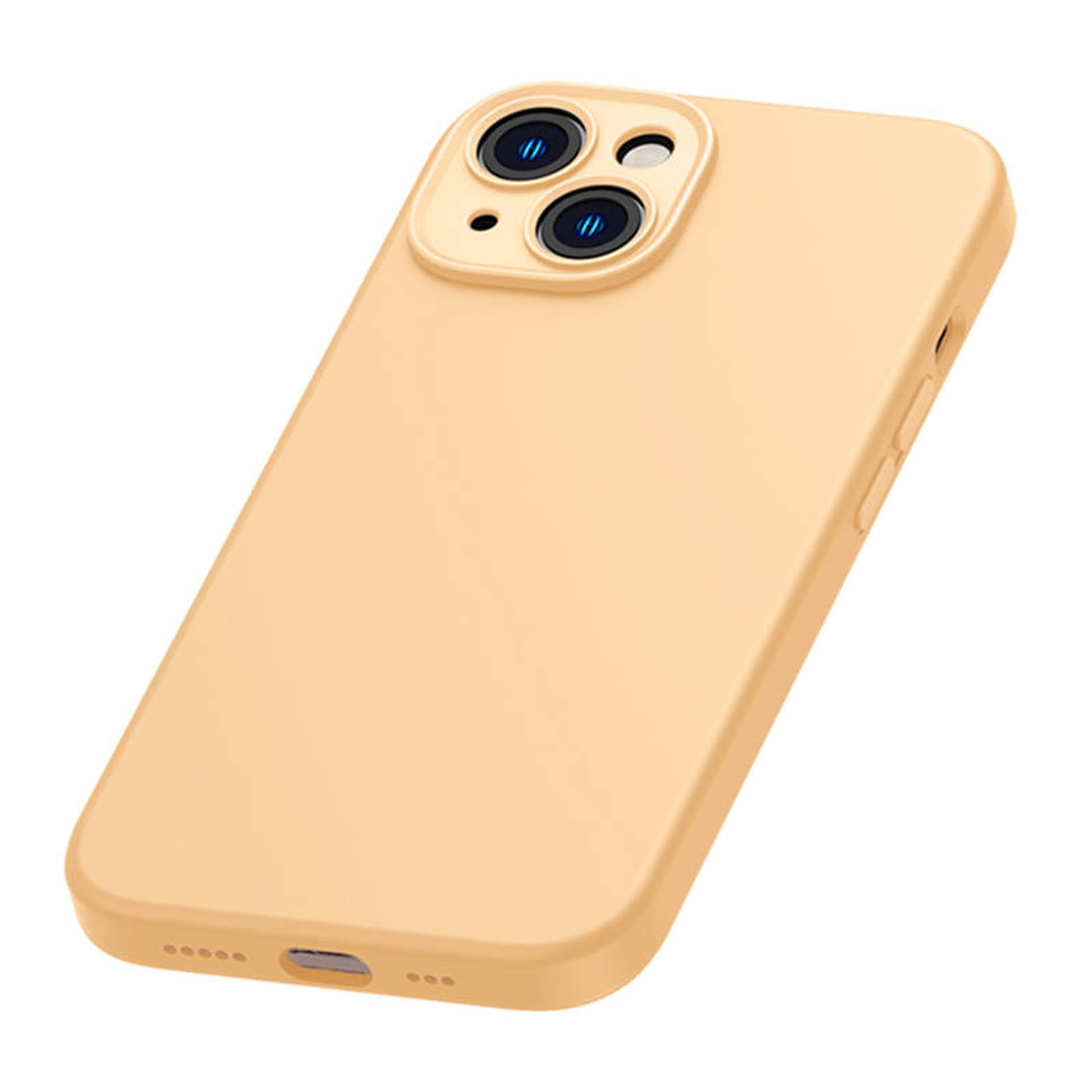 

Etui Baseus Liquid Silica Gel do iPhone 14 Plus (żółte) +szkło hartowane +zestaw czyszczący, Żółte) +szkło hartowane +zestaw czyszcząc