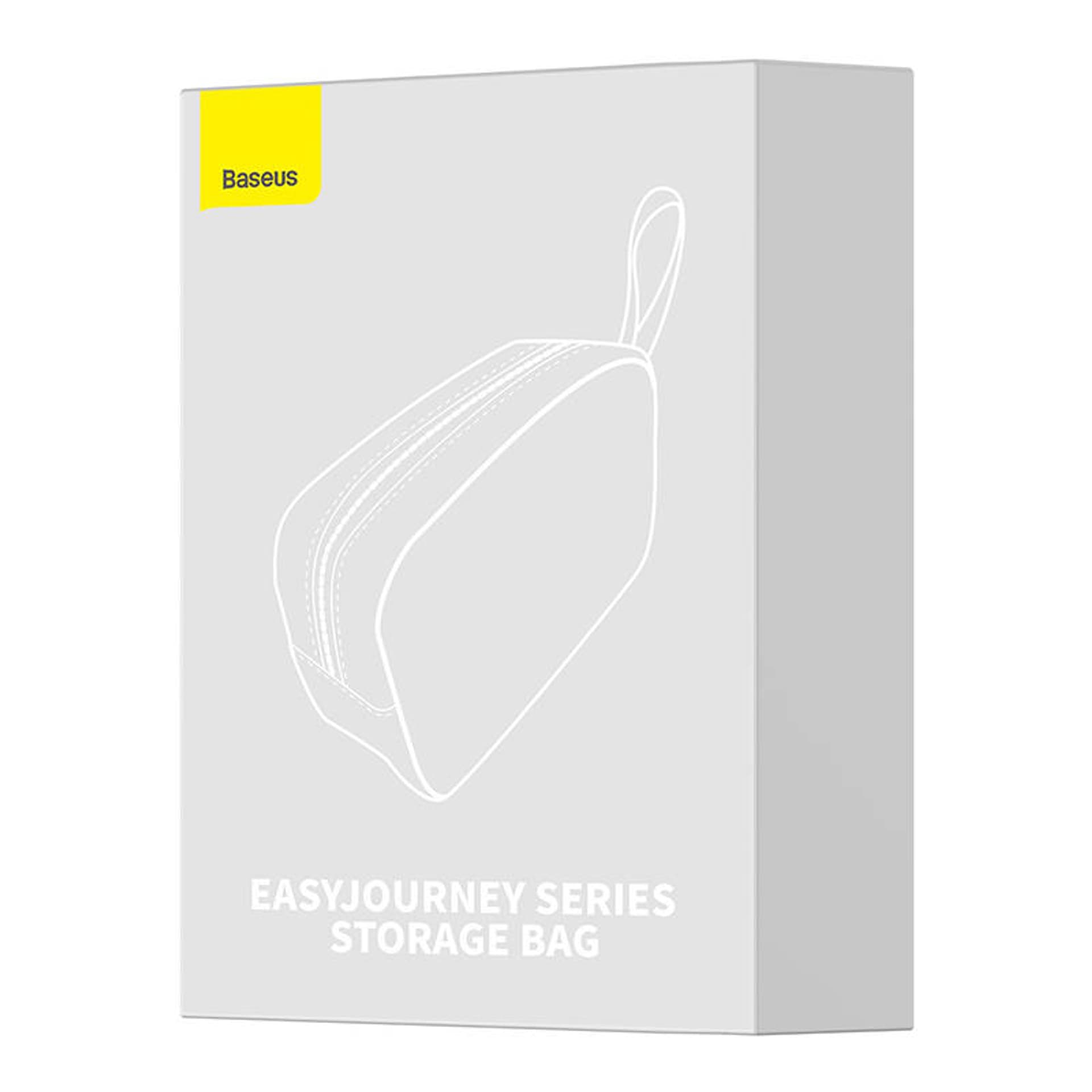 

Baseus EasyJourney Series mała torba podróżna pokrowiec etui na telefon słuchawki i inne drobiazgi szara
